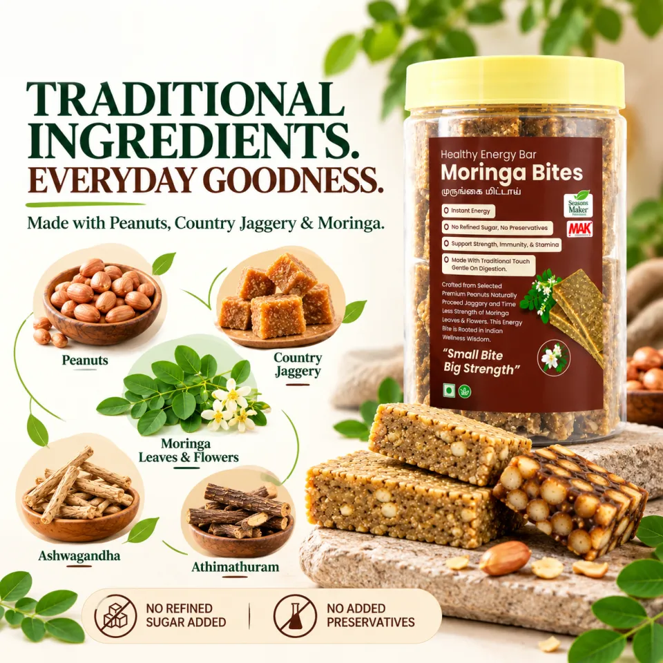 Moringa Peanut energy  Bar thumbnail