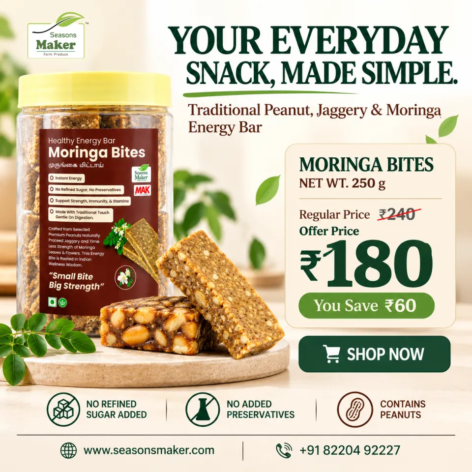 Moringa Peanut energy  Bar thumbnail